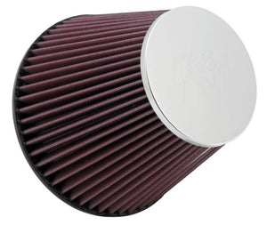 K&N Round Tapered Universal Air Filter 6in Flange ID x 7.5in Base OD x 4.5in Top OD x 6in H