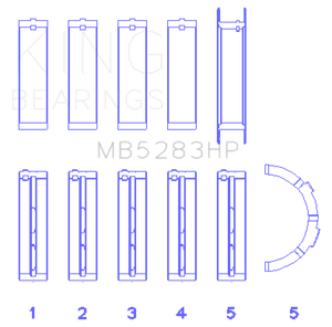 King Performance Main Bearing Set - Size Standard