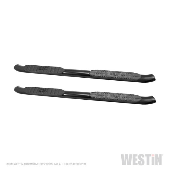 Westin 2015-2018 Ford F-150 SuperCrew PRO TRAXX 4 Oval Nerf Step Bars - Black