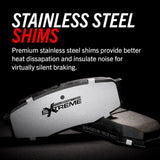 Power Stop 2024+ Ford Mustang Dark Horse Z26 Street Performance Carbon-Fiber Ceramic Brake Pads