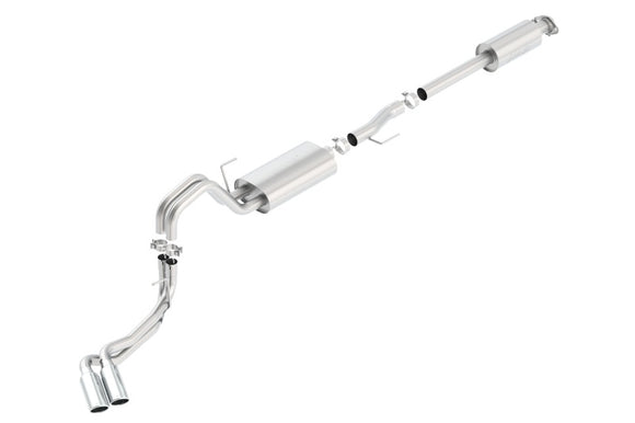 Borla 15-16 Ford F-150 3.5L EcoBoost Ext. Cab Std. Bed Catback Exhaust Touring Truck Side Exit