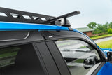 AVS 09-14 Ford F-150 Supercrew Ventvisor Low Profile Window Deflectors 4pc - Matte Black