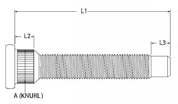 ARP 05-14 Ford Mustang Front Wheel Stud Kit (5 studs)