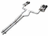 AWE 2024 Ford Mustang Dark Horse S650 RWD SwitchPath Cat-Back Exhaust w/ Quad Diamond Black Tips
