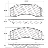 StopTech 10-14 Ford F-150 Street Performance Front Brake Pads