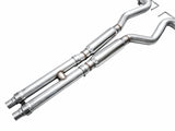 AWE 2024 Ford Mustang Dark Horse S650 RWD SwitchPath Cat-Back Exhaust w/ Quad Diamond Black Tips