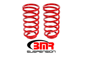 BMR 79-04 Ford Mustang (Ex. 99-04 Mustang Cobras w/ IRS) 1in Drop Rear Lowering Springs - Red