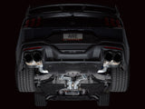 AWE 2024 Ford Mustang Dark Horse S650 RWD SwitchPath Cat-Back Exhaust w/ Quad Diamond Black Tips