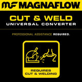 MagnaFlow Universal Catalytic Converter 2.5 inch T2 Rear