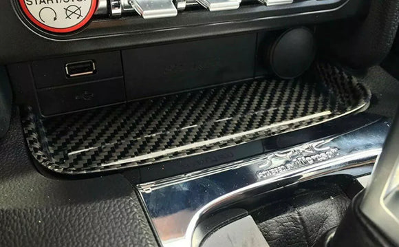 S550 EUROS 2015-2020 Mustang Carbon Fiber Coin Tray Cover