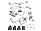 AWE 2024 Ford Mustang Dark Horse S650 RWD SwitchPath Cat-Back Exhaust w/ Quad Diamond Black Tips