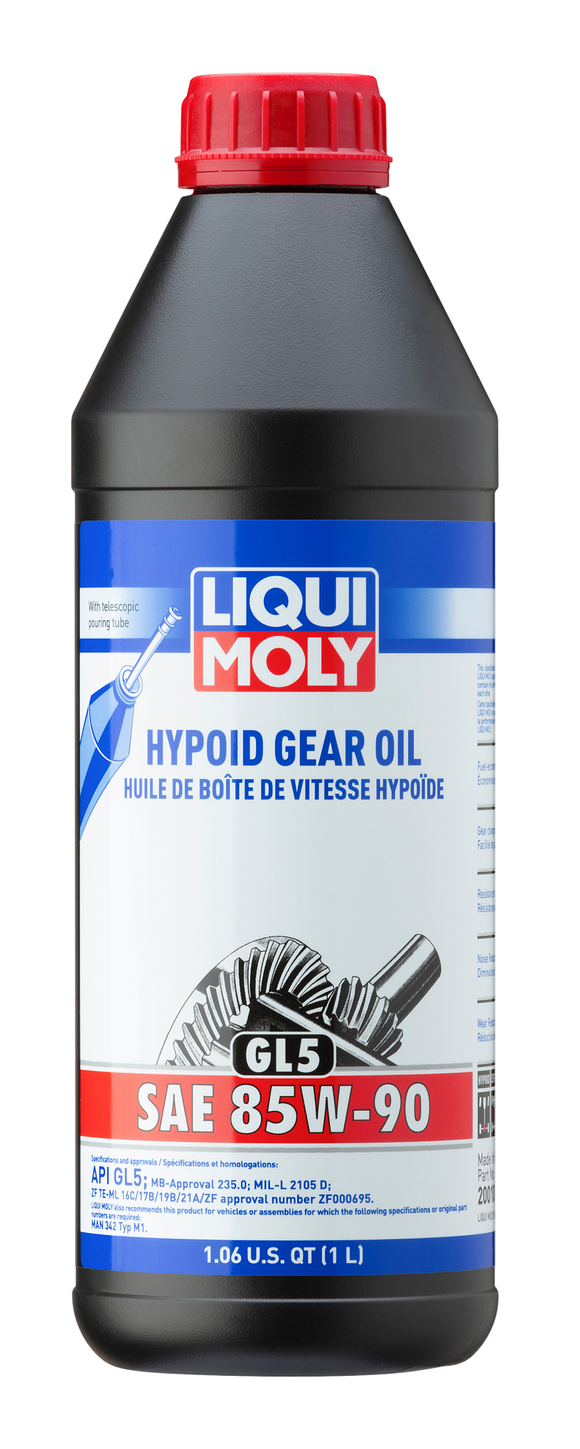 LIQUI MOLY 1L Hypoid Gear Oil (GL5) SAE 85W90