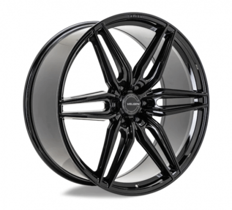 Velgen Wheels VFF-6 22x10 6x135 Bolt, 30 Offset, 87.1 Bore - Gloss Black (2004-2022 F-150) - VFFT62210GB61353087.1