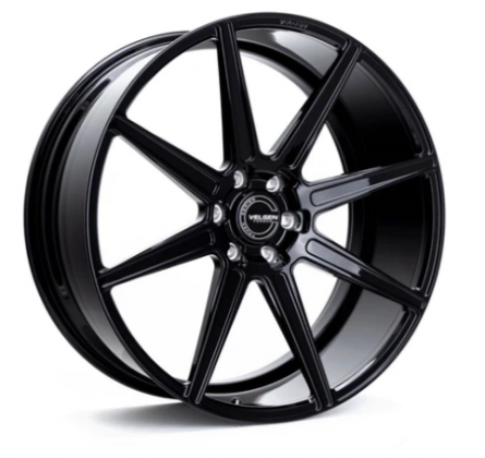 Velgen Wheels VFT8 24x10 6x135 Bolt, 30 Offset, 87.1 Bore - Gloss Black (2004-2022 F-150) - VFT82410GB61353087.1