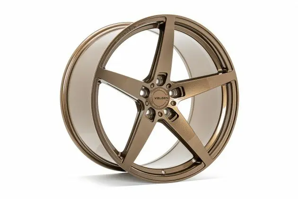 Velgen Wheels Classic5 V2 Wheel Gloss Bronze 20x9.5 5x114.3 Bolt, 32 Offset, 73.1 Bore (2005-2022 Mustang) - VFC5209.5GBRZ1143273.1