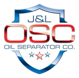 J&L OIL SEPARATOR 3.0 DRIVER SIDE, BLACK ANODIZED