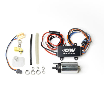 DeatschWerks DW440 440lph Brushless Fuel Pump Single/Dual Controller & Install kit 15+ Ford Mustang GT