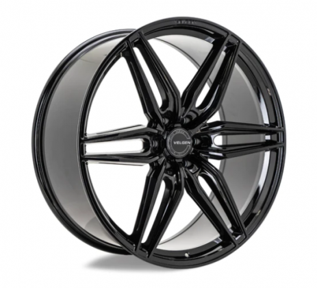 Velgen Wheels VFF-6 24x10 6x135 Bolt, 30 Offset, 87.1 Bore - Gloss Black (2004-2022 F-150) - VFFT62410GB61353087.1