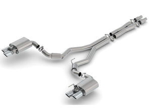 Borla 2018-2022 Ford Mustang GT Fastback 3in S-Type Cat-back Exhaust w/Active Exhaust Valves (4" Polished Tips)