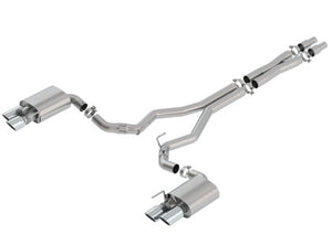 Borla 2018-2022 Ford Mustang GT Fastback 3in ATAK Cat-back Exhaust w/Active Exhaust Valves (4" Polished Tips)