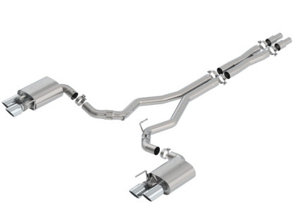 Borla 2018-2022 Ford Mustang GT Fastback 3in ATAK Cat-back Exhaust w/Active Exhaust Valves (4