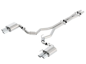 Borla 2018-2022 Ford Mustang GT Fastback 3in S-Type Cat-Back Exhaust (4" Polished Tips)