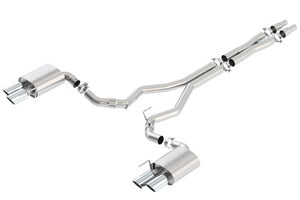 Borla 2018-2022 Ford Mustang GT Fastback 3in ATAK Cat-Back Exhaust (4" Polished Tips)