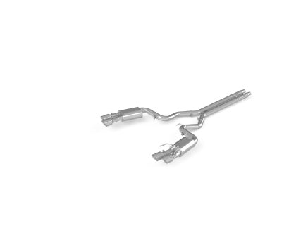 MBRP 2018-2022 Ford Mustang GT Fastback 3in Dual Split Rear Cat Back w/ Quad 4.0in Dual Wall Tips- T304 (Street)